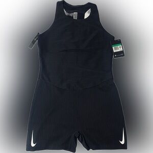 [NWT] Nike Women Black Running Workout Gym Fitness Tennis One Piece Athletic Set